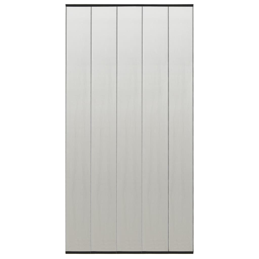 vidaXL Insektenschutz für Türen 5-tlg. Netzvorhang Schwarz 120x240 cm