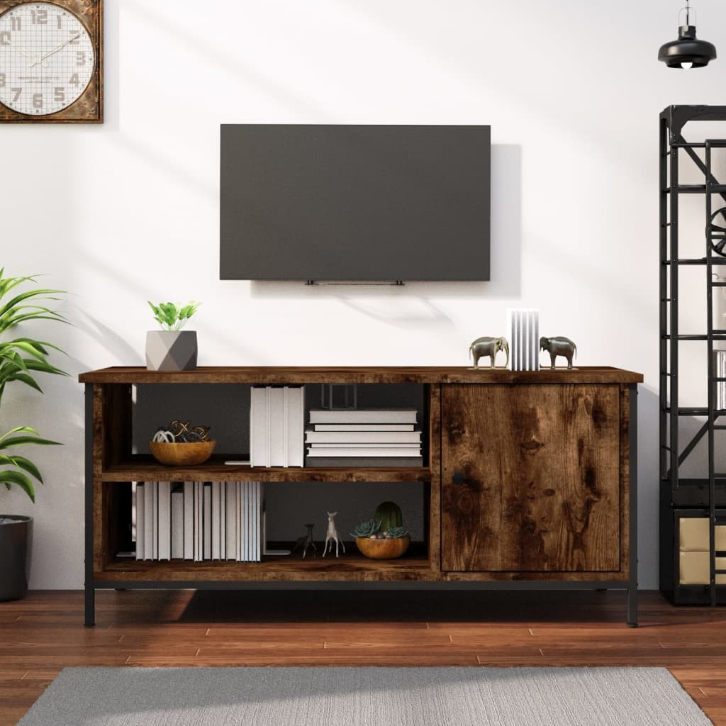 vidaXL TV-Schrank Räuchereiche 100x40x45 cm Holzwerkstoff