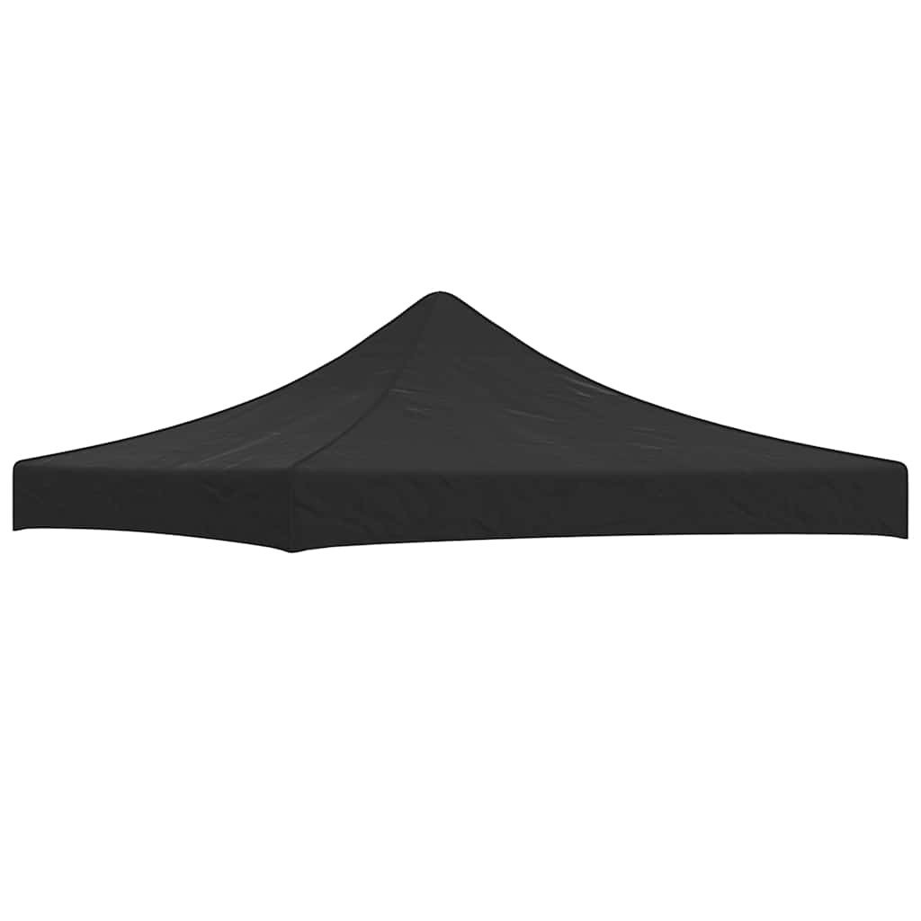 vidaXL Partyzelt-Dach 3x3 m Schwarz 270 g/m²