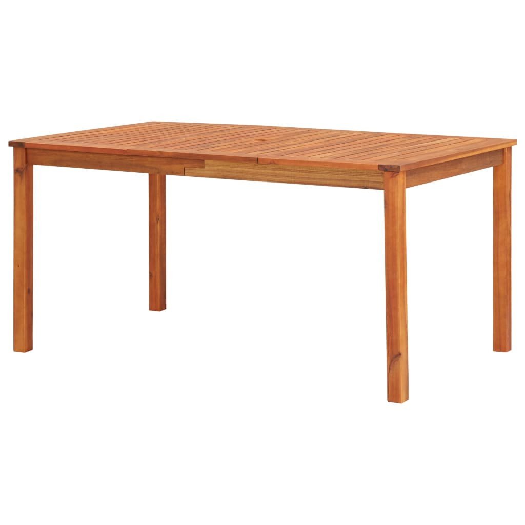 vidaXL Gartentisch 150x90x74 cm Massivholz Akazie