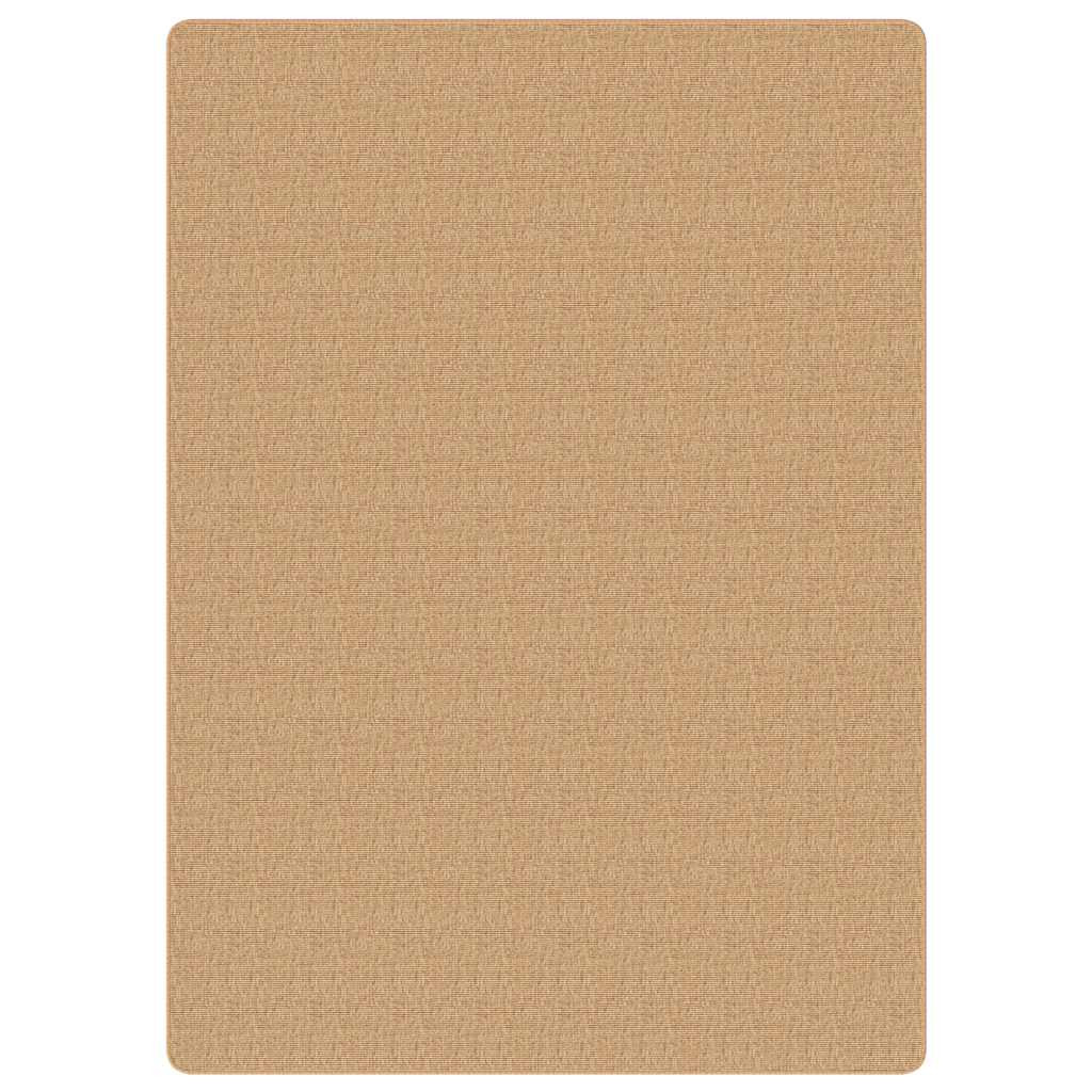 vidaXL Teppich Jute mit Latexrücken 120x180 cm Natur