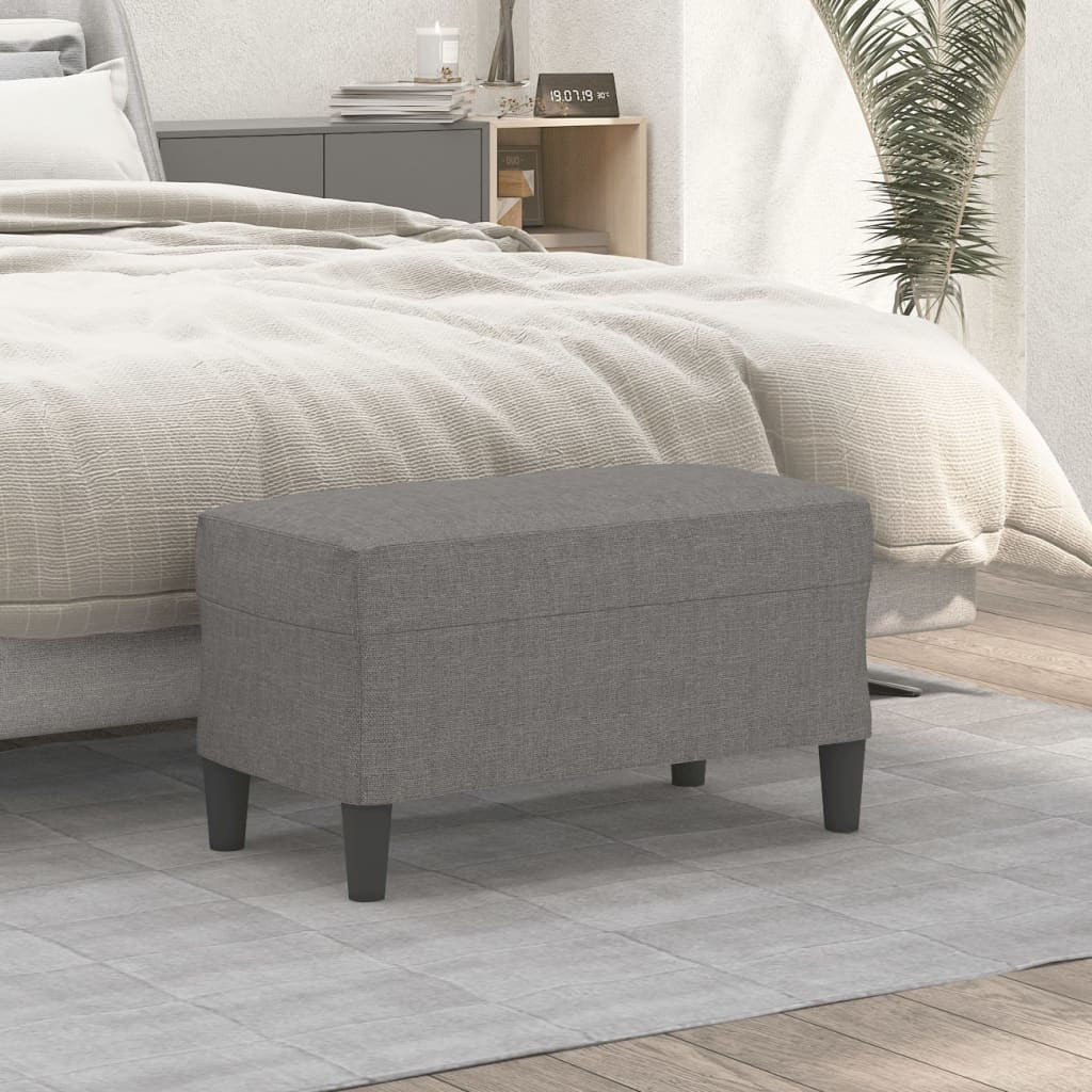 vidaXL Sitzbank Dunkelgrau 70x35x41 cm Stoff