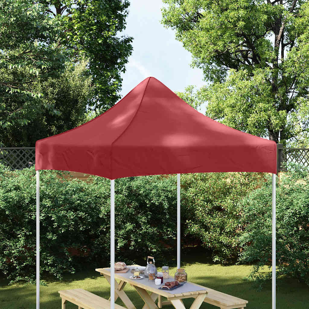 vidaXL Partyzelt-Dach 2x2 m Burgunderrot 270 g/m²