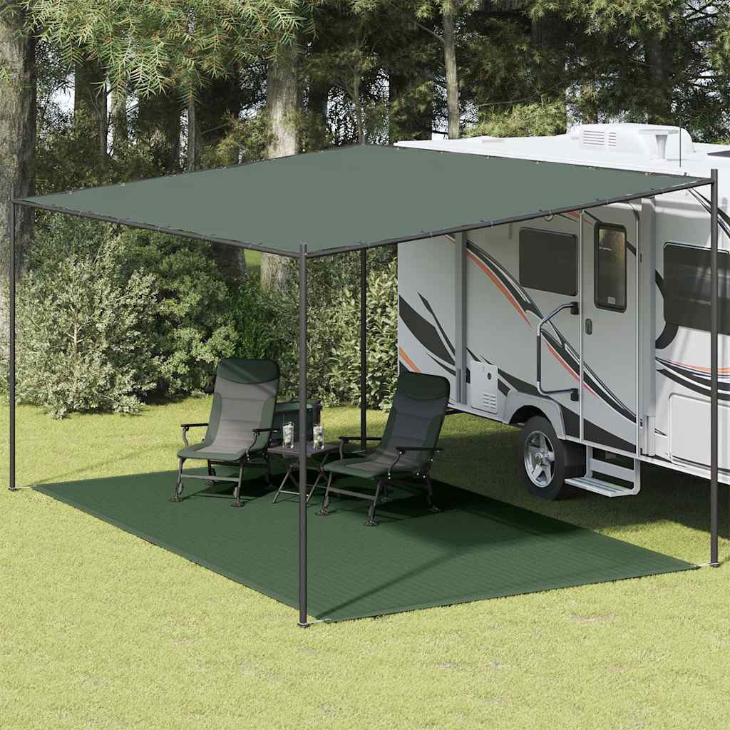 vidaXL Zeltteppich 300 x 600 cm HDPE Grün