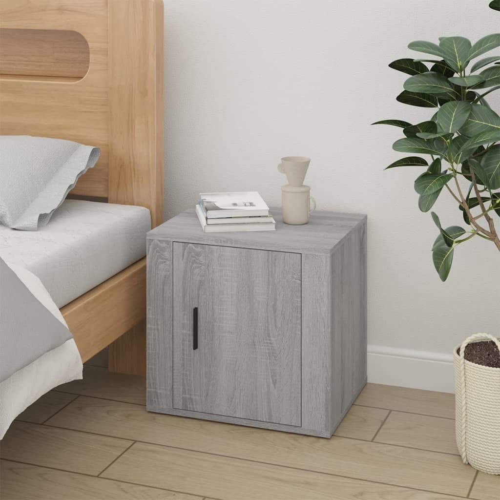 vidaXL Nachttisch Grau Sonoma 50x39x47 cm