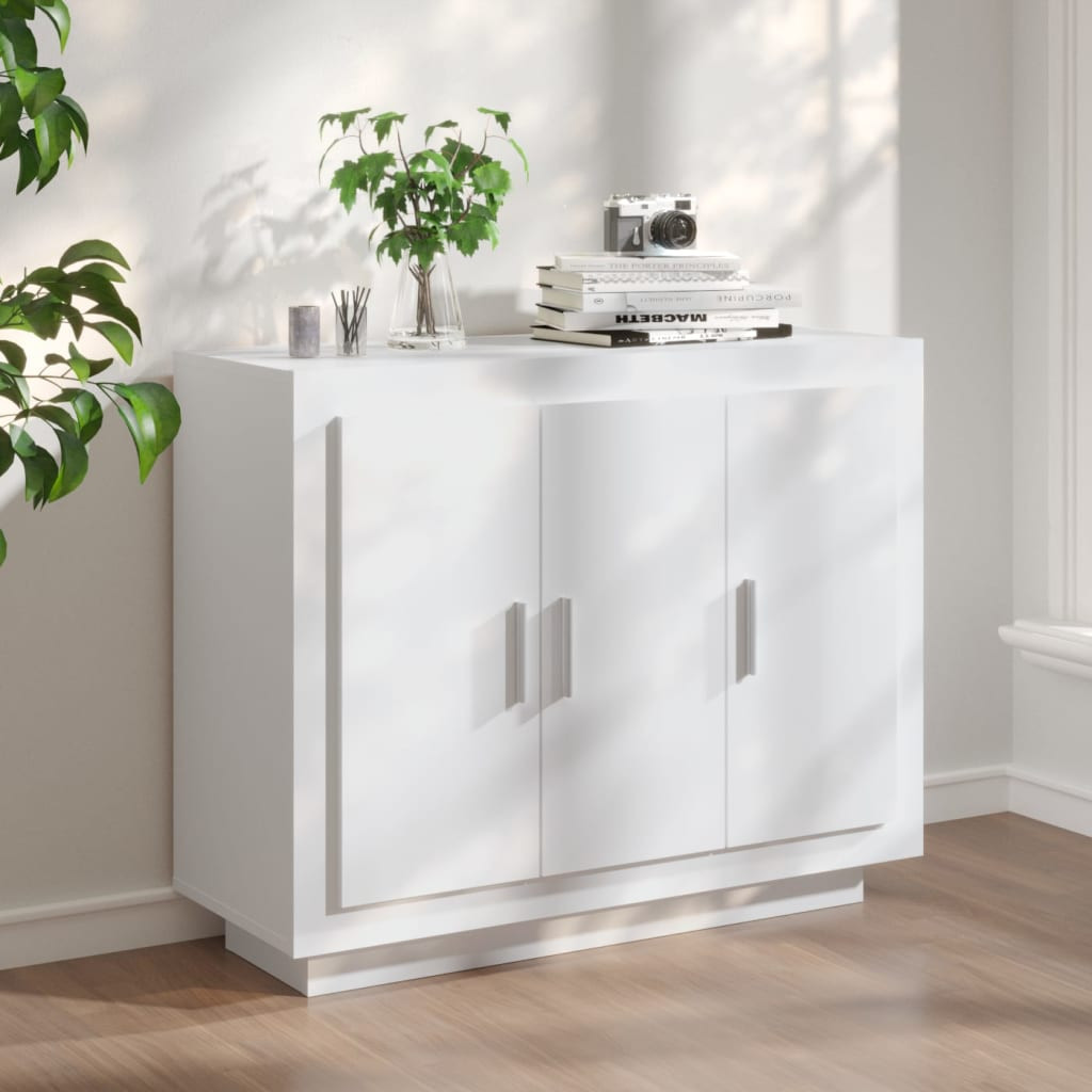 vidaXL Sideboard Weiß 92x35x75 cm Holzwerkstoff