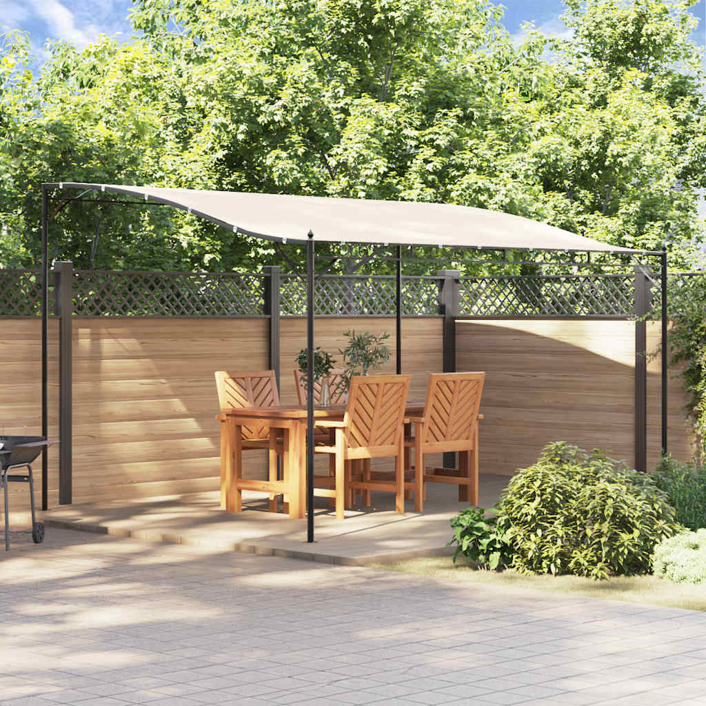 vidaXL Markise Creme 4x3 m 180 g/m² Stoff und Stahl