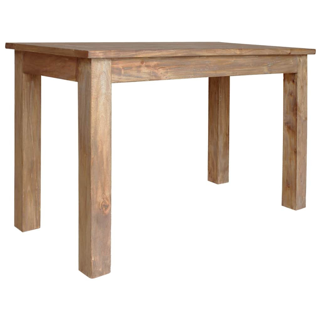 vidaXL Esstisch Massives Mahagoniholz 120x60x77 cm