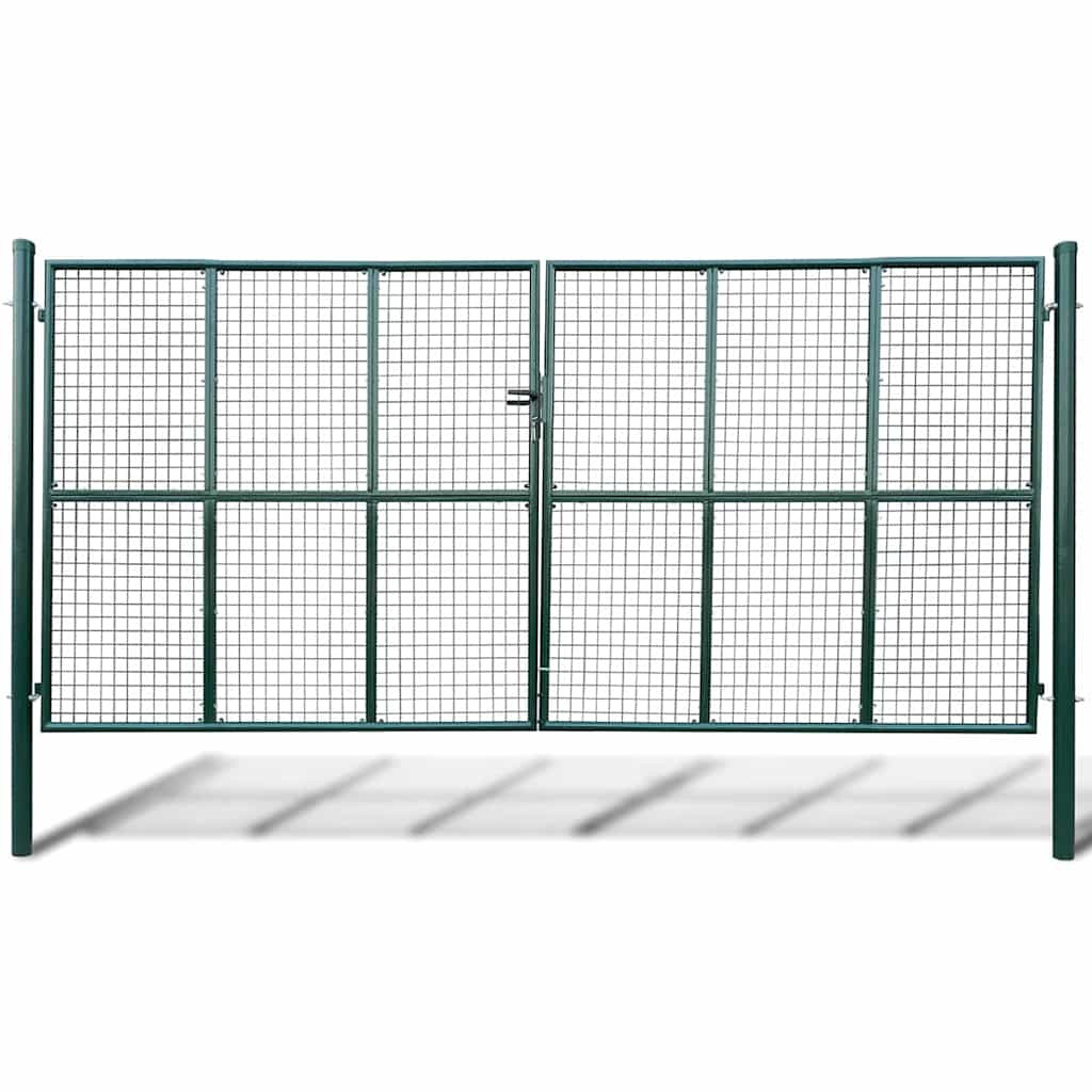 vidaXL Maschen-Gartentor 400x175 cm