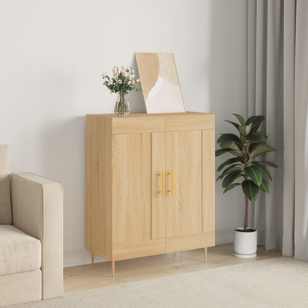vidaXL Sideboard Sonoma-Eiche 69,5x34x90 cm Holzwerkstoff