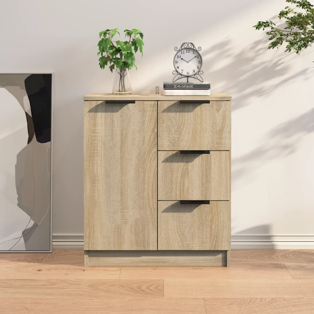vidaXL Sideboard Sonoma-Eiche 60x30x70 cm Holzwerkstoff