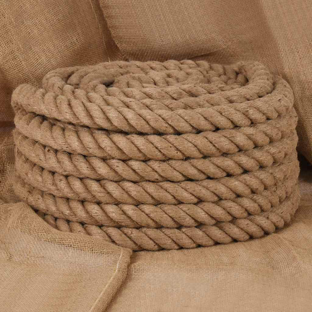 vidaXL Juteseil 10 m Länge 40 mm Stärke
