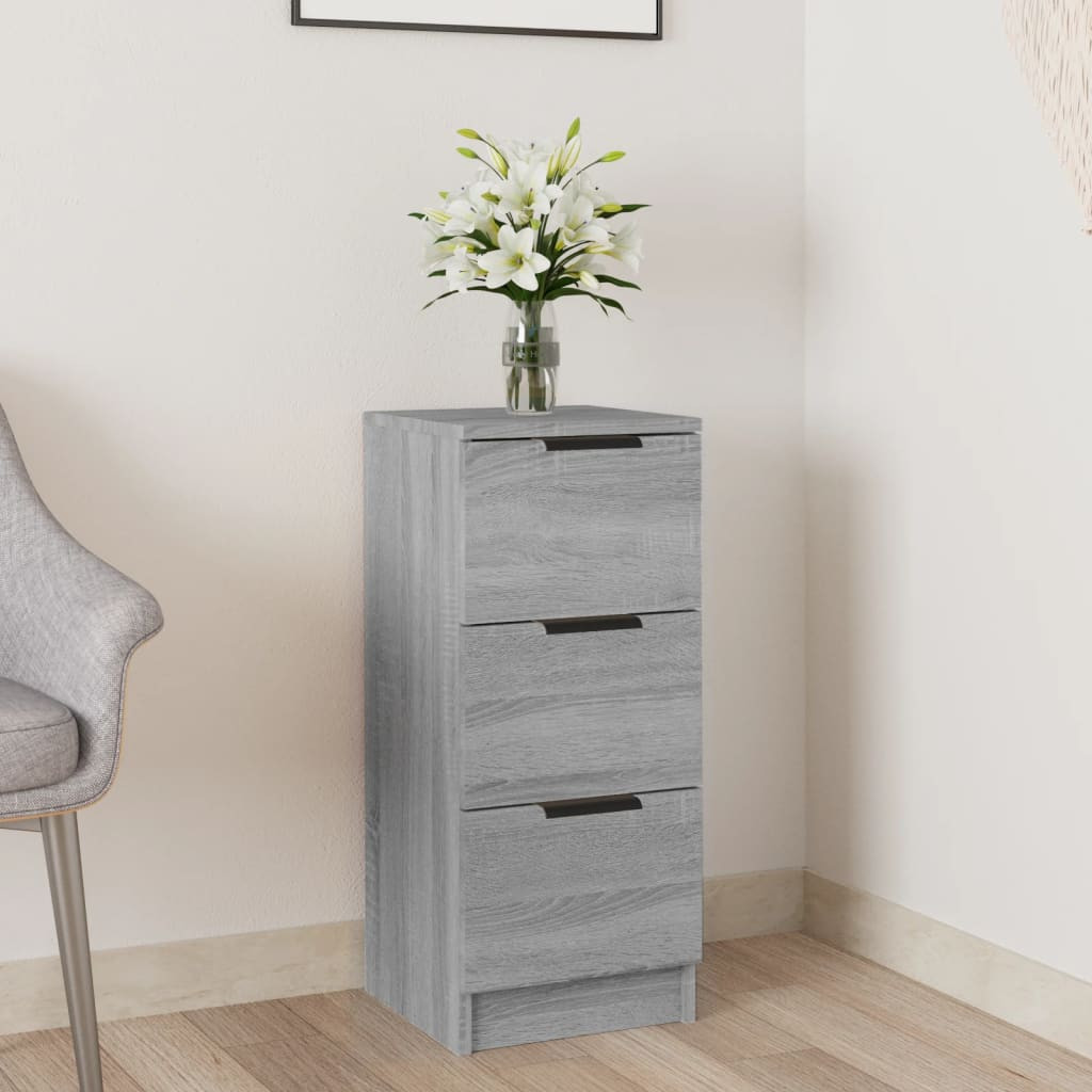 vidaXL Sideboard Grau Sonoma 30x30x70 cm Holzwerkstoff