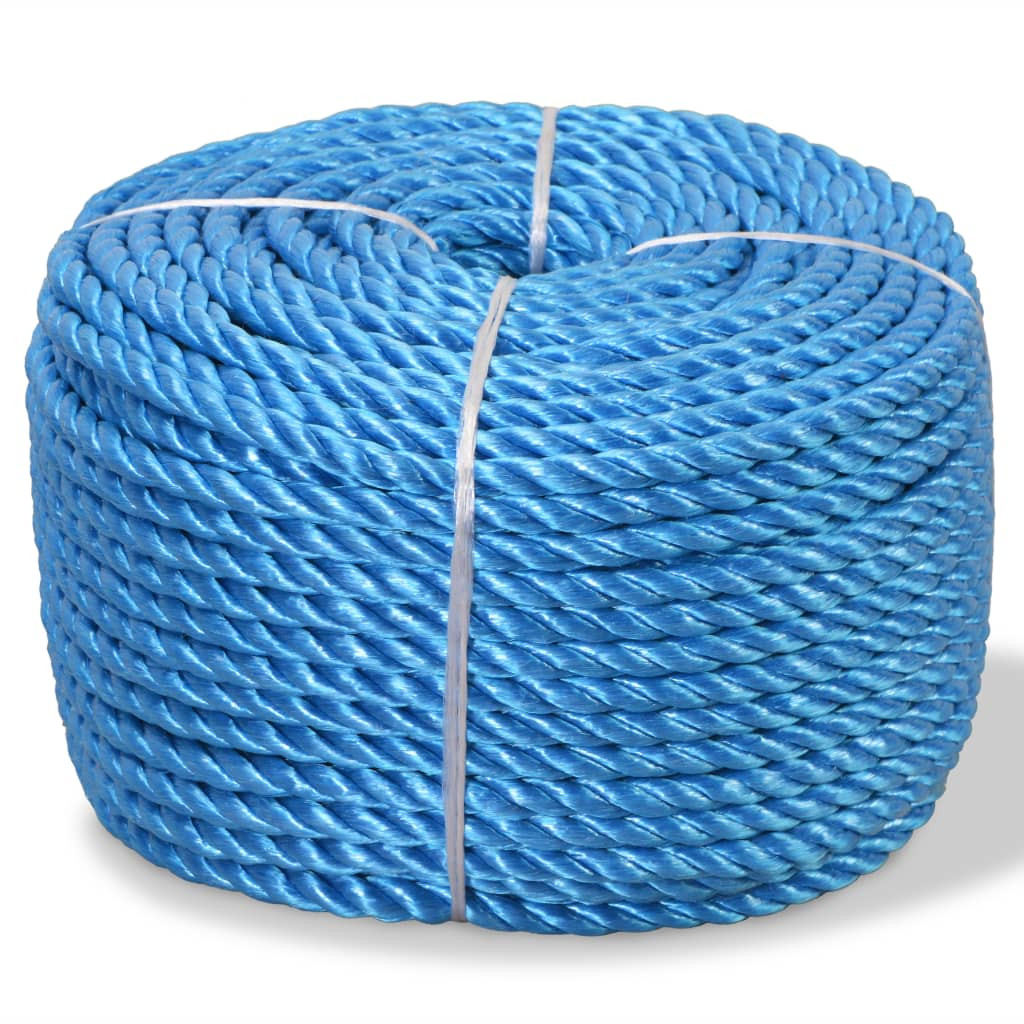 vidaXL Polypropylenseil 16 mm 250 m Blau