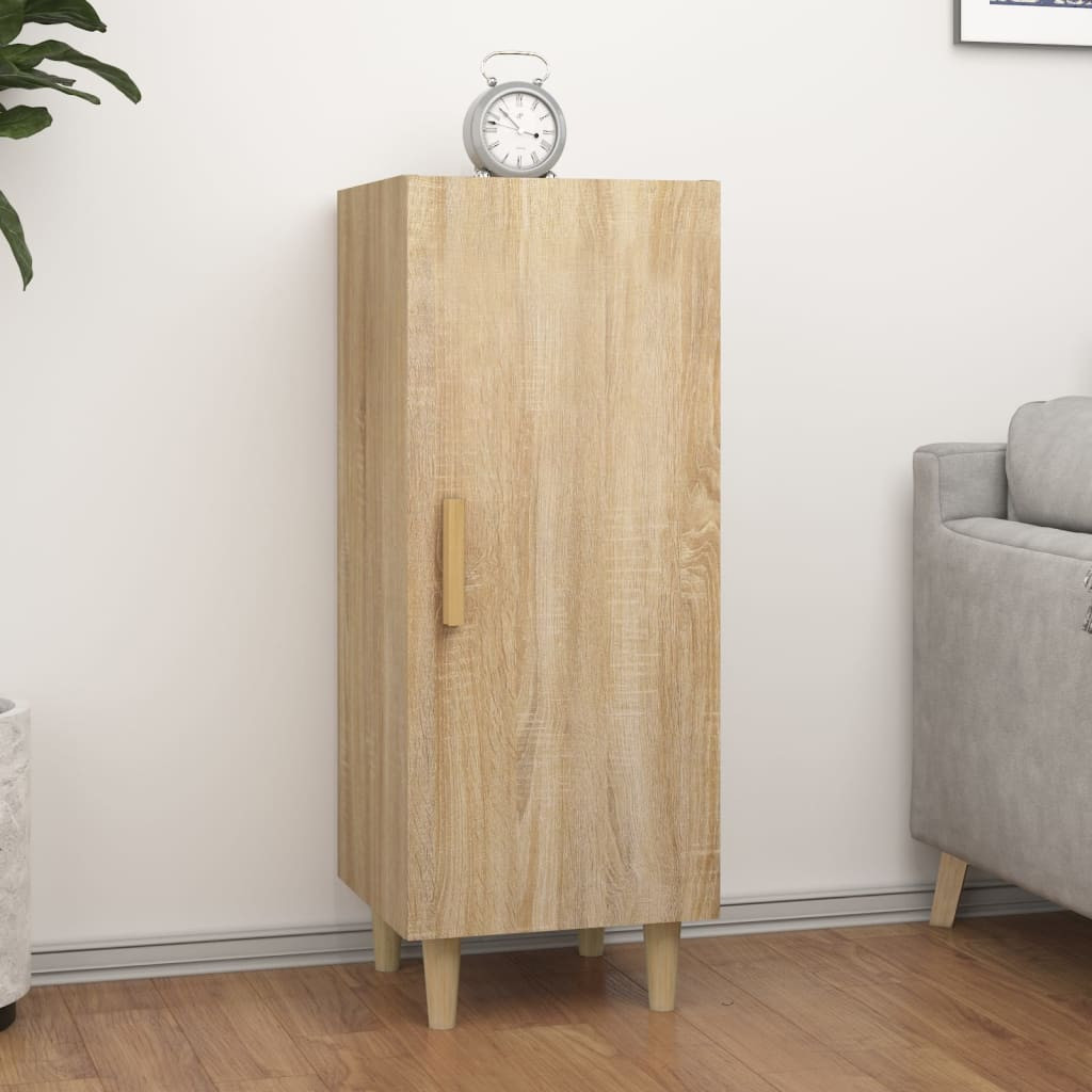 vidaXL Sideboard Sonoma-Eiche 34,5x34x90 cm Holzwerkstoff