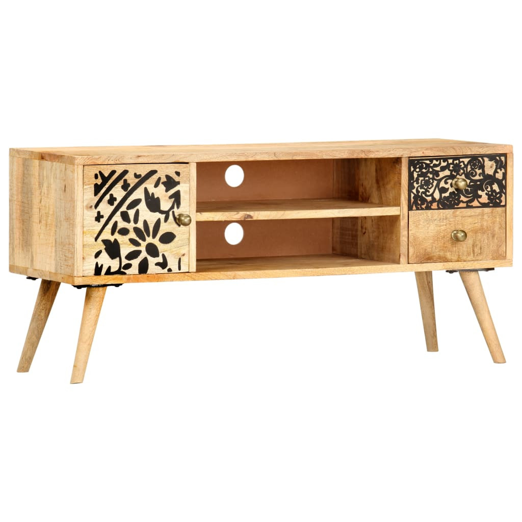 vidaXL TV-Schrank 100x30x45 cm Massivholz Mango