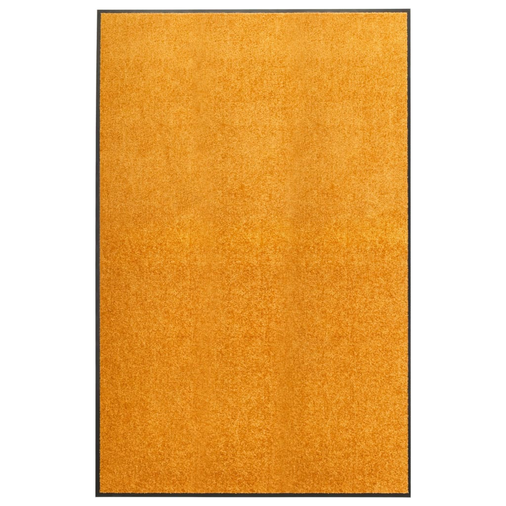 vidaXL Fußmatte Waschbar Orange 120x180 cm