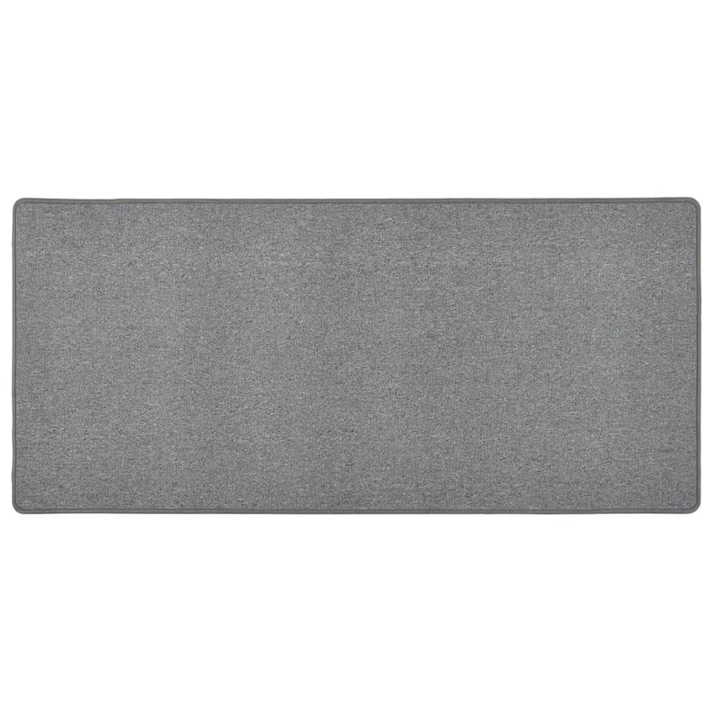 vidaXL Teppichläufer Dunkelgrau 80x150 cm