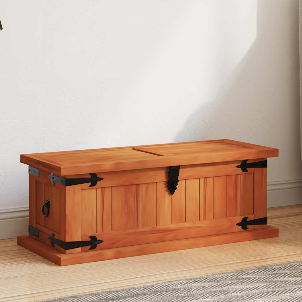 vidaXL Aufbewahrungstruhe 60 x 25 x 22 cm Akazien-Massivholz