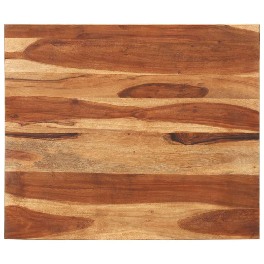 vidaXL Tischplatte Massivholz Palisander 15-16 mm 70×80 cm