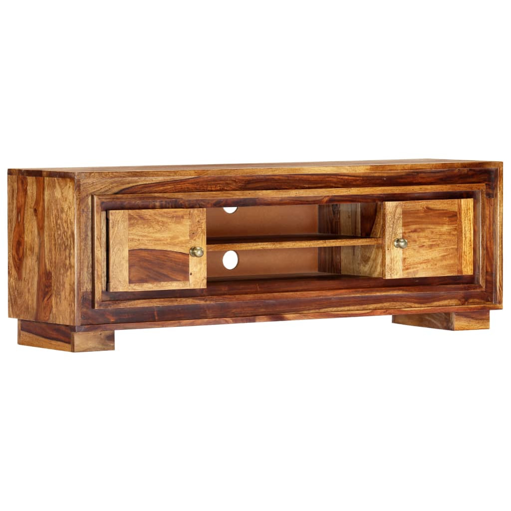 vidaXL TV-Schrank 118x30x40 cm Massivholz Akazie