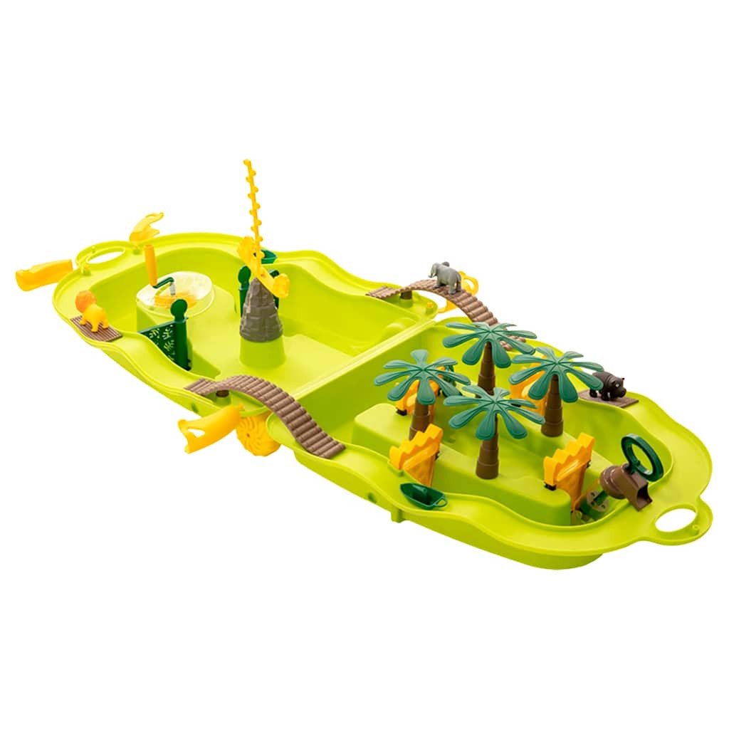 vidaXL Wasserspiel-Koffer Jungle 51x21,5x66,5 cm Polypropylen