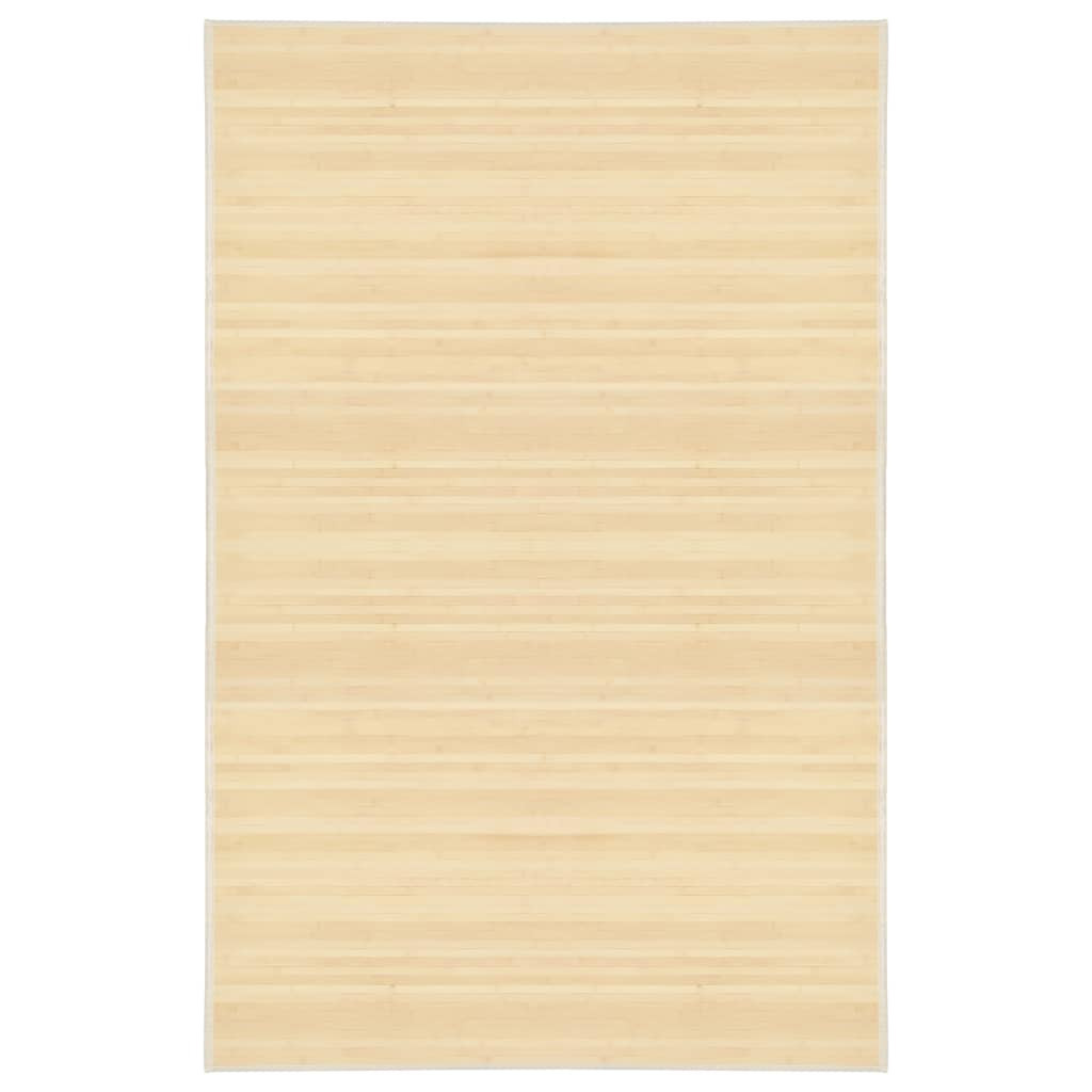 vidaXL Teppich Bambus 100x160 cm Natur