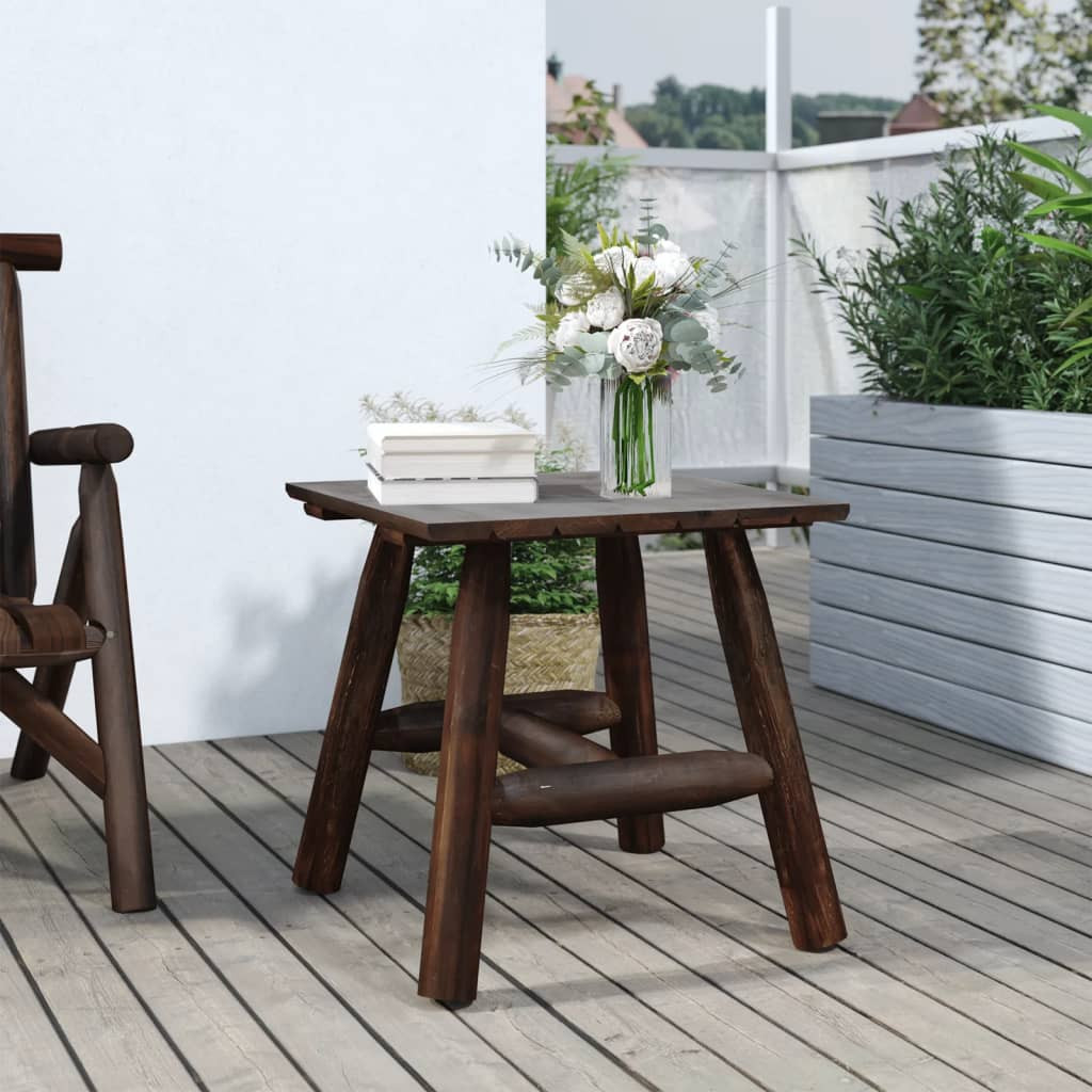 vidaXL Beistelltisch 49x49x50 cm Massivholz Fichte