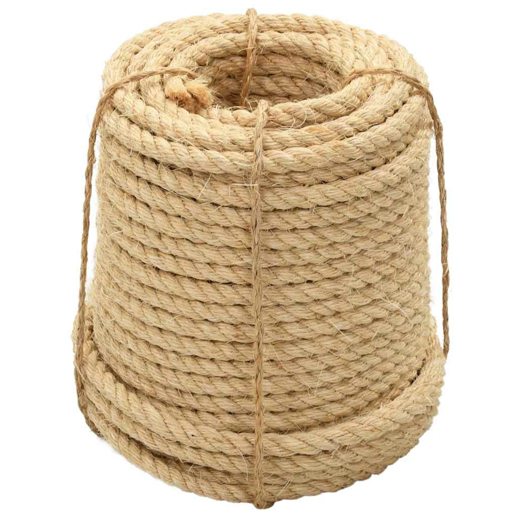 vidaXL Seil 100% Sisal 12 mm 100 m