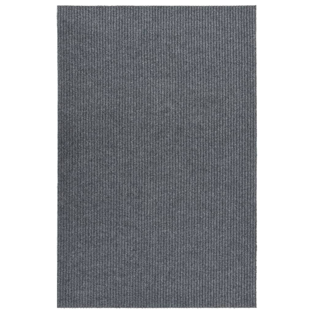 vidaXL Schmutzfangläufer 100x150 cm Grau