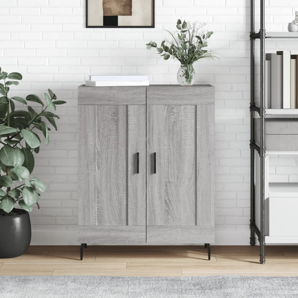 vidaXL Sideboard Grau Sonoma 69,5x34x90 cm Holzwerkstoff