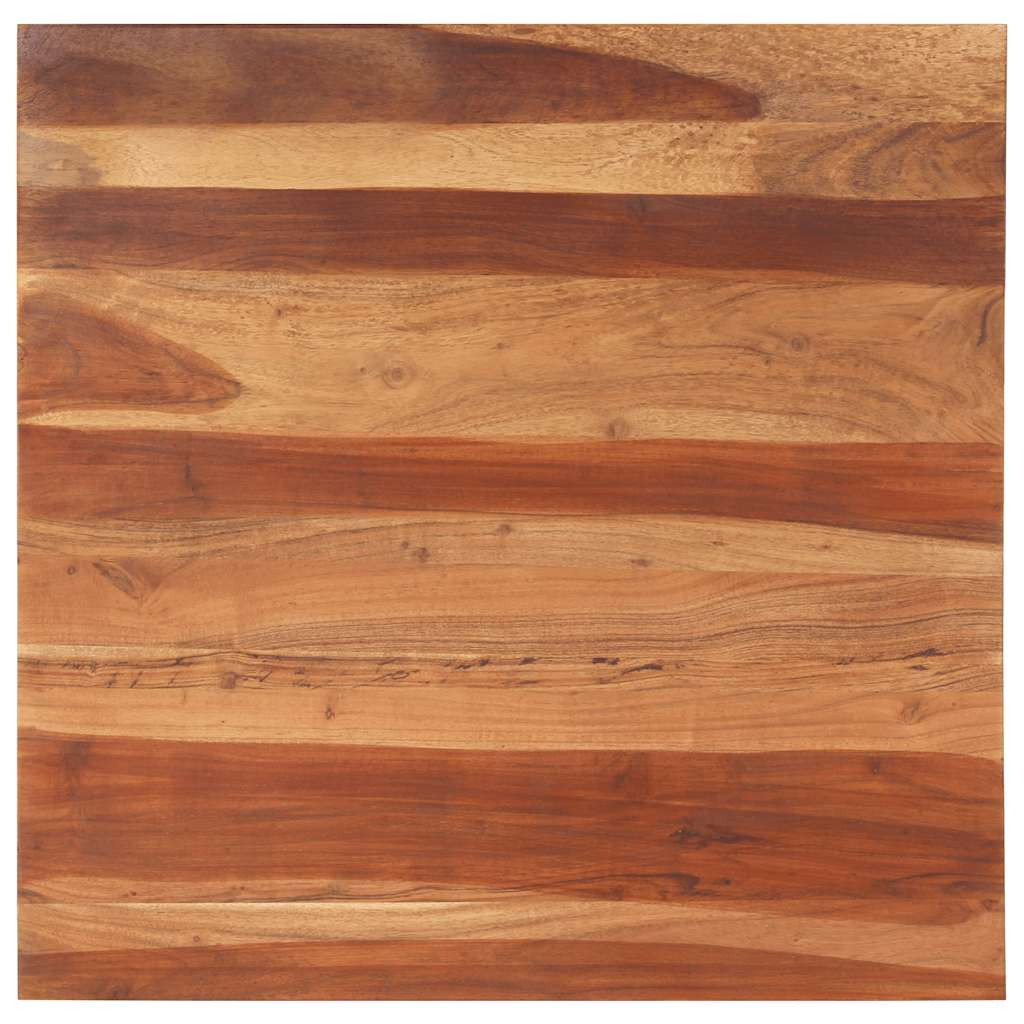 vidaXL Tischplatte Massivholz Palisander 25-27 mm 80×80 cm