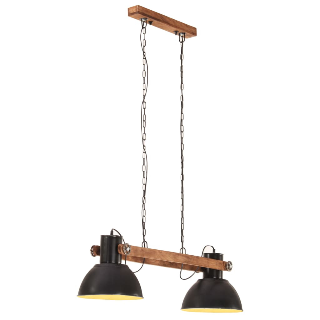 vidaXL Hängelampe Industriestil 25 W Schwarz 109 cm E27