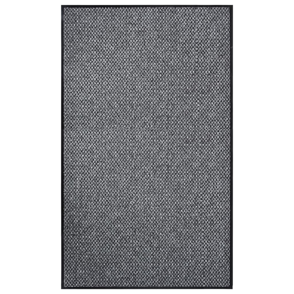 vidaXL Fußmatte Grau 90x150 cm