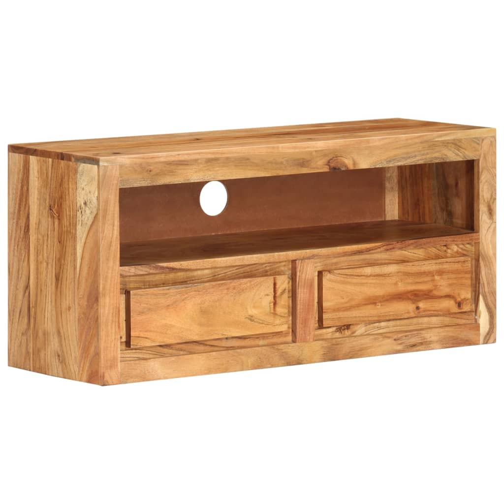 vidaXL TV-Schrank 88x30x40 cm Massivholz Akazie