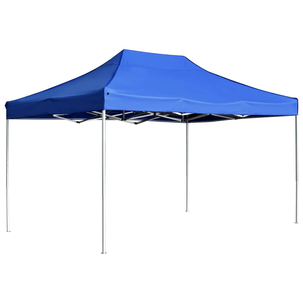 vidaXL Profi-Partyzelt Faltbar Aluminium 4,5x3 m Blau