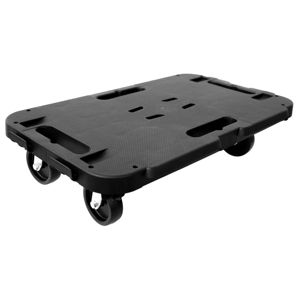 vidaXL Transportroller Schwarz Polypropylen 300 kg