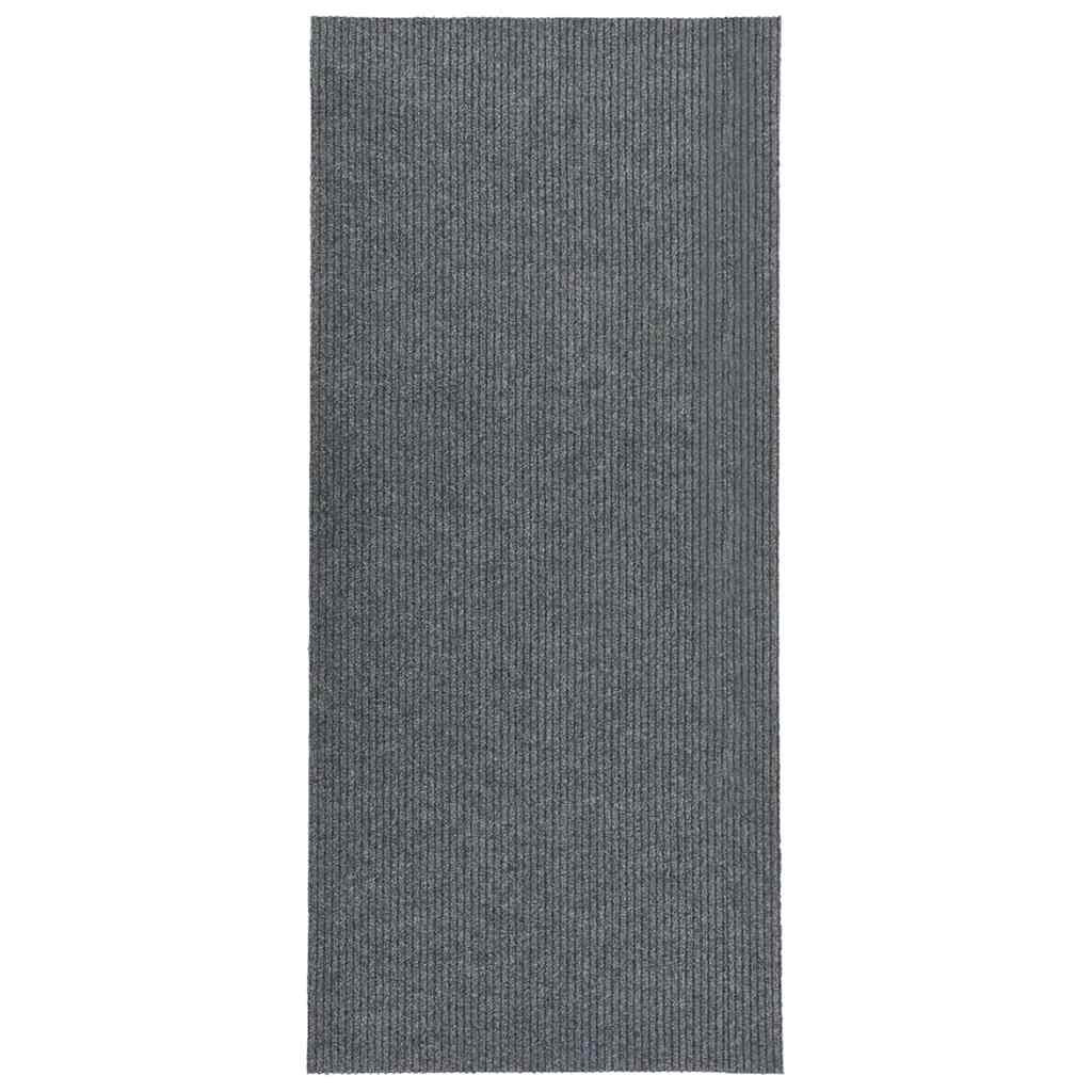 vidaXL Schmutzfangläufer Grau 100x250 cm