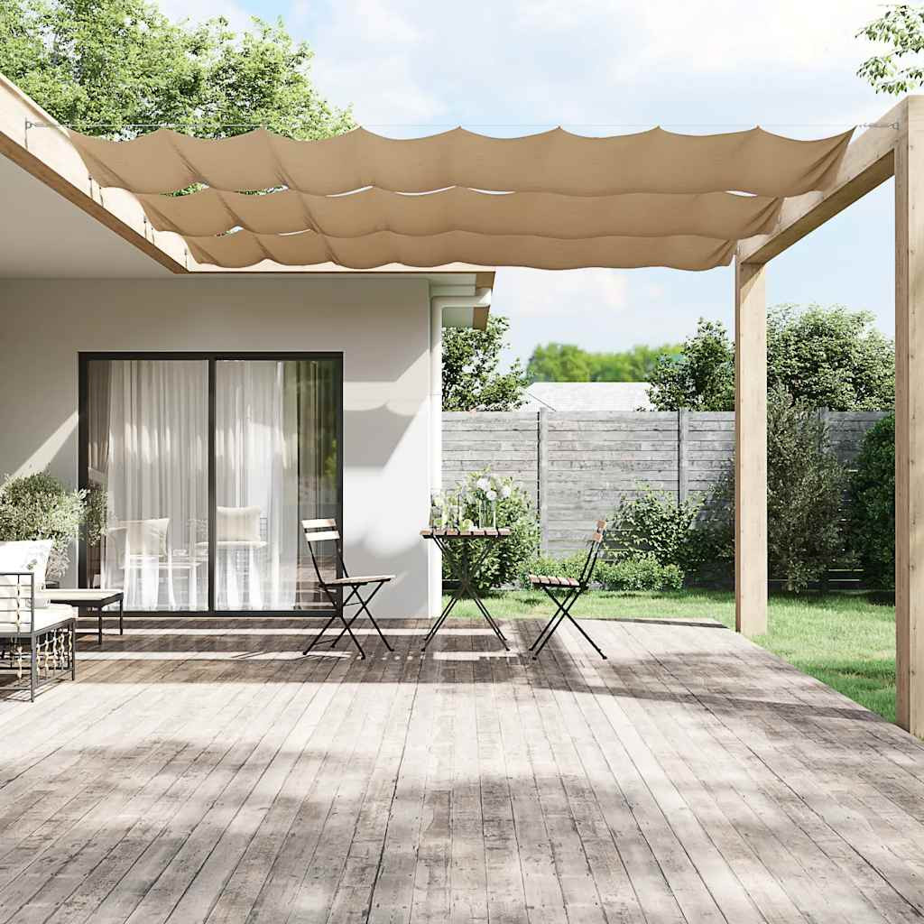 vidaXL Senkrechtmarkise Taupe 60x1200 cm Oxford-Gewebe