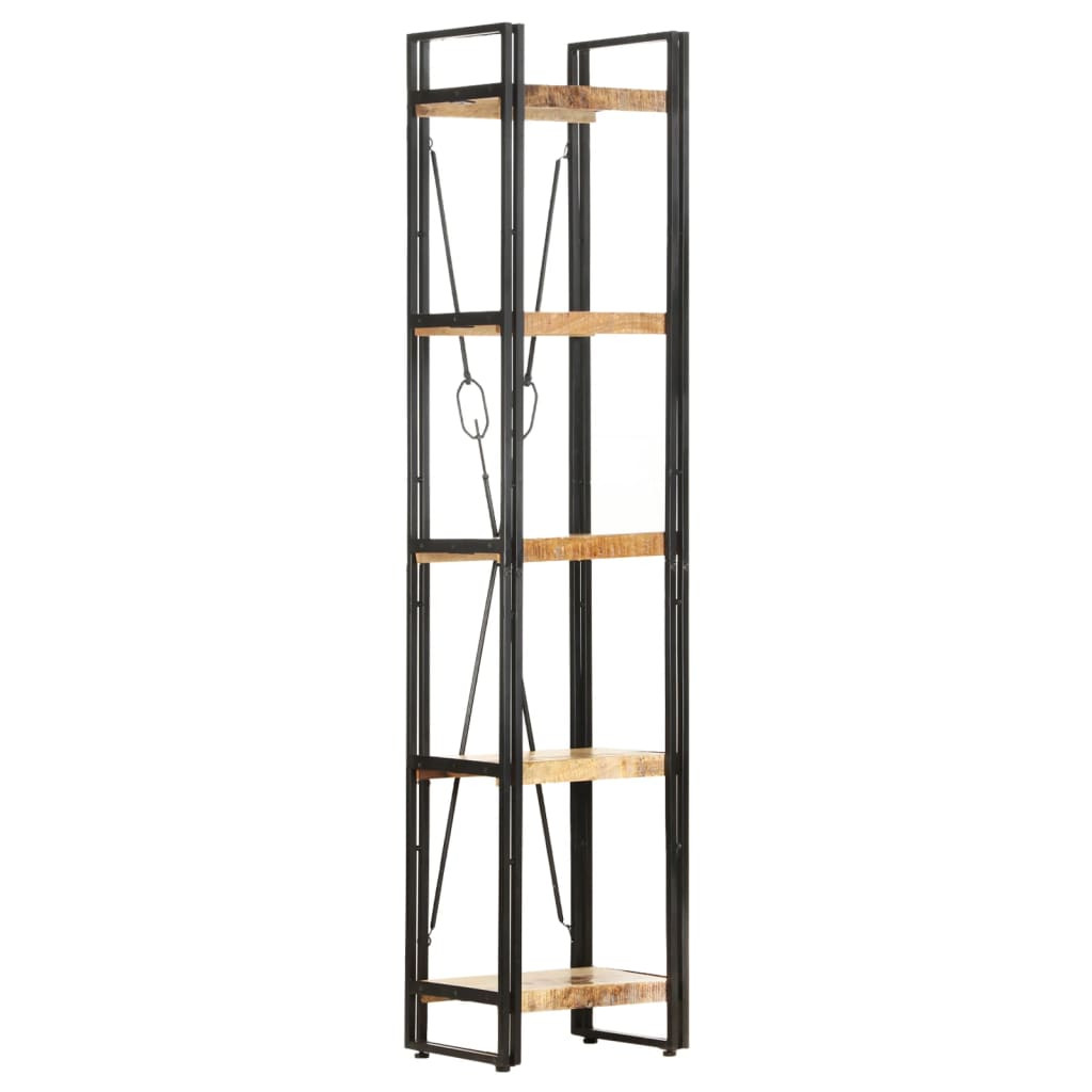 vidaXL Bücherregal 5 Fächer 40x30x180 cm Mango Massivholz