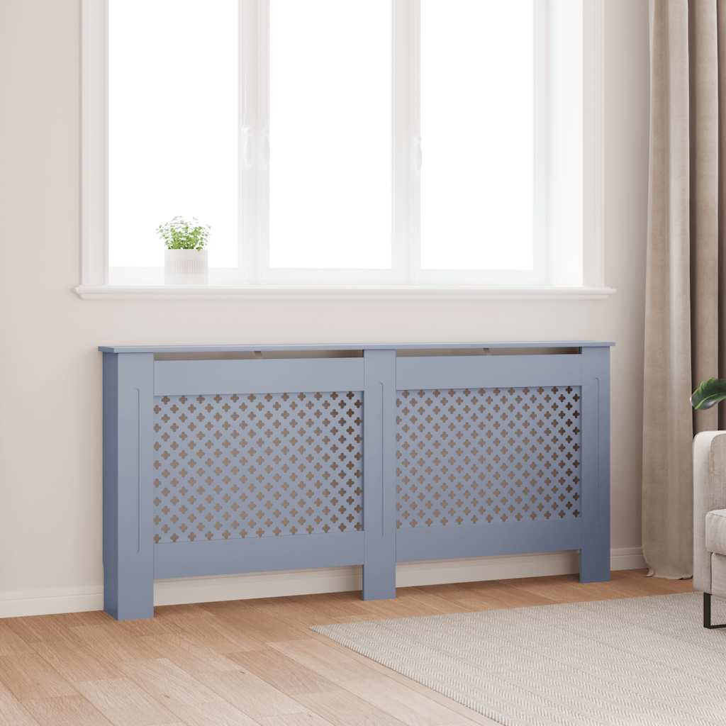 vidaXL Heizkörperverkleidung Anthrazit 172x19x81,5 cm MDF