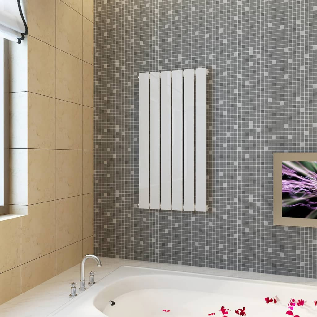 vidaXL Paneelheizkörper Weiß 465 × 900 mm
