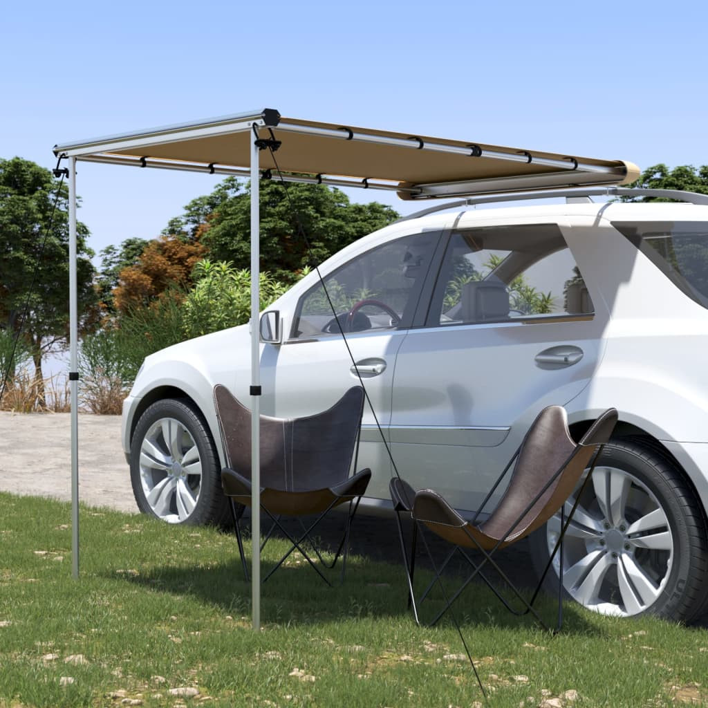 vidaXL Wohnwagen-Markise 1,2x2x2,15 m Beige
