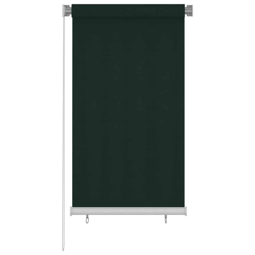 vidaXL Außenrollo 85 (B) x 140 (H) cm Dunkelgrün HDPE