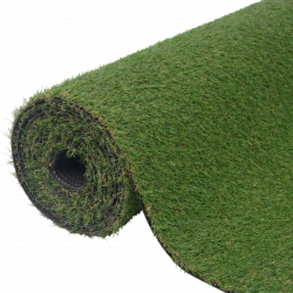 vidaXL Kunstrasen 1x10 m/20 mm Grün