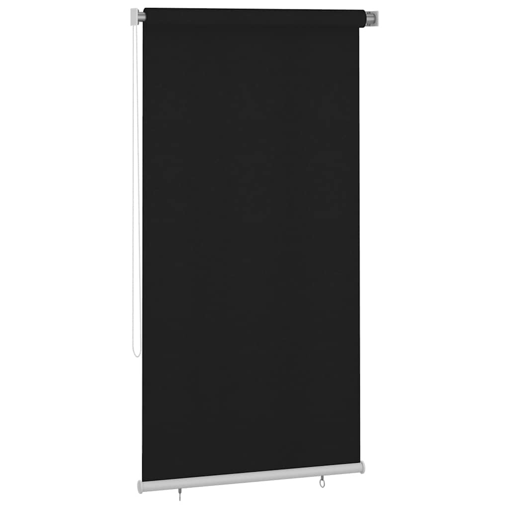 vidaXL Außenrollo 125 (B) x 230 (H) cm Schwarz