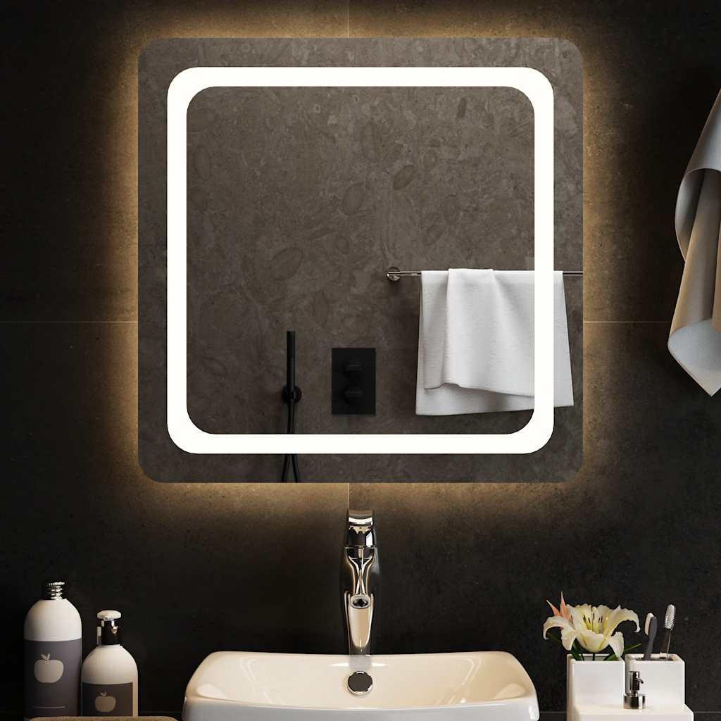 vidaXL LED-Badspiegel 60x60 cm