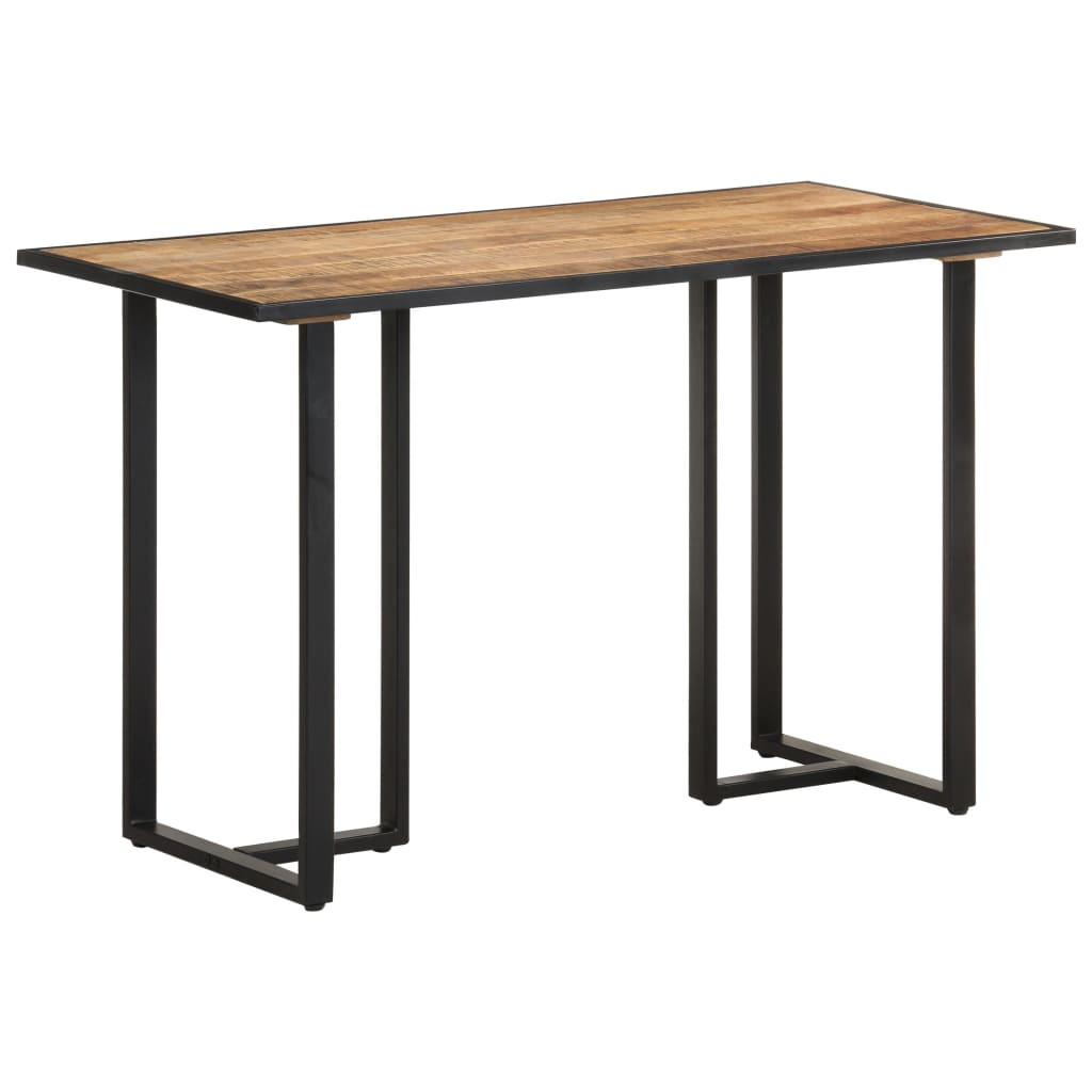 vidaXL Esstisch 120 cm Raues Mangoholz
