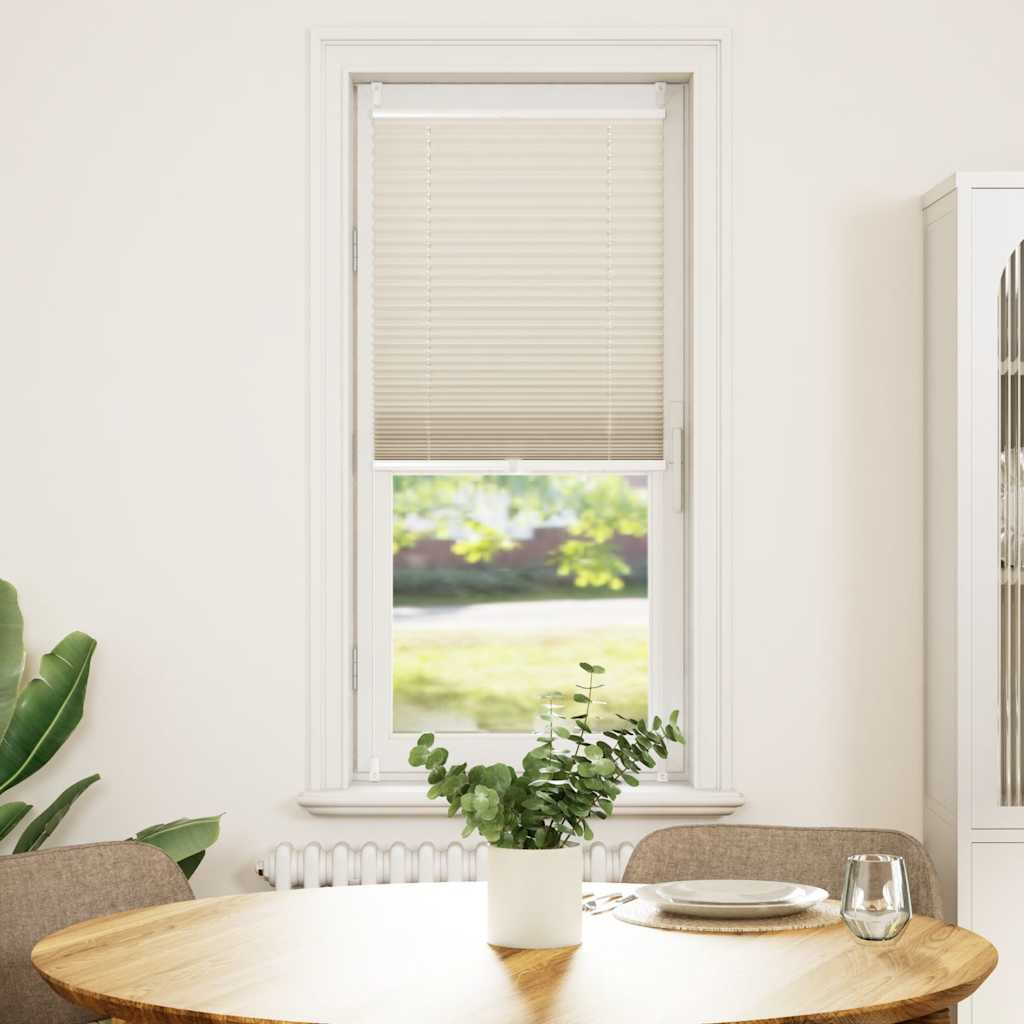 Plissee Faltrollo Rollo Plisseerollo 60x100cm Creme