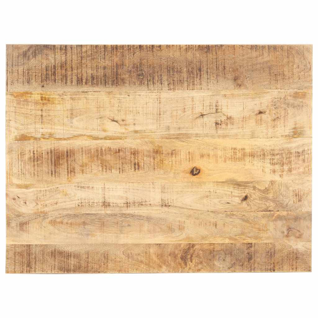 vidaXL Tischplatte Massivholz Mango 15-16 mm 80x70 cm